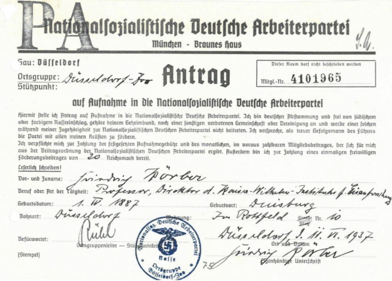Datei:Koerber NSDAP-Mitgliedsantrag.jpg