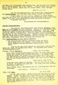 ... in dem der Werkstoffprüfer Hans Bausch aus der Mechanischen Abteilung unter anderem demütigende Zwangshandlungen an Juden im besetzten Polen beschrieb.