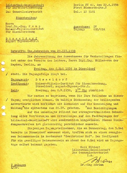 Datei:Einladung Lilienthal-Gesellschaft an Pomp 1938.jpg