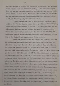 Auszug aus dem Manuskript der Rede Direktor Körbers, die er anlässlich des 25-jährigen Jubiläums des KWIE beim Betriebsappell am 19. Juni 1942 hielt.