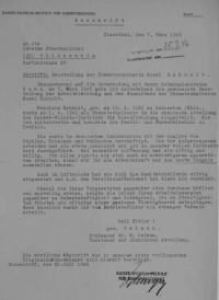 Im Zuge der Verhaftung Rosel Eckholts gab Oelsen am 7. März 1945 eine Beurteilung über sie gegenüber der Gestapo ab.
