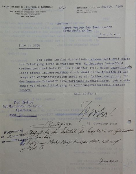 Datei:Schreiben Körber an TH Aachen 1941.jpg